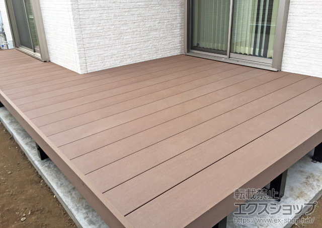 東京都府中市ののウッドデッキ リウッドデッキ 200 施工例