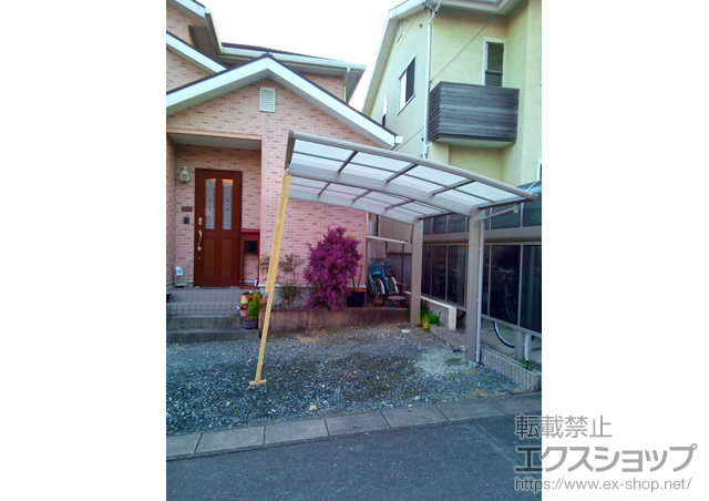 静岡県浜松市ののカーポート プレシオスポート 積雪〜20cm対応 施工例