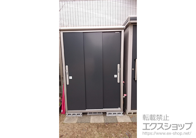 兵庫県明石市のの物置・屋外倉庫 エスモ 一般型(ESD-1309AGL) 施工例