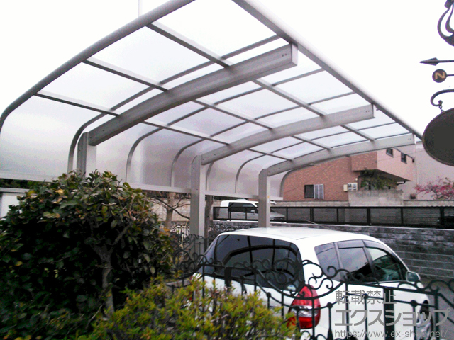 群馬県前橋市ののカーポート レイナキャップポートグラン50　積雪〜50cm対応 施工例