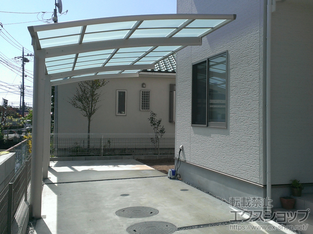 神奈川県南足柄市ののカーポート レイナポートグラン 延長　積雪〜20cm対応 施工例