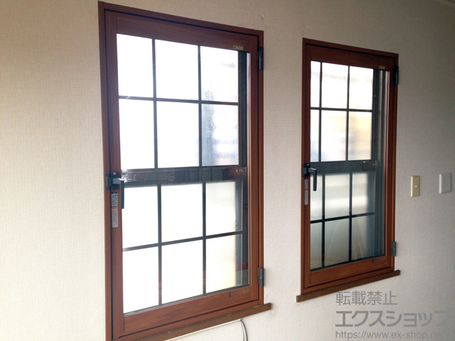 神奈川県横浜市のの二重窓（内窓） インプラス(ダストバリア)開き窓(左吊元)　※2セット 施工例