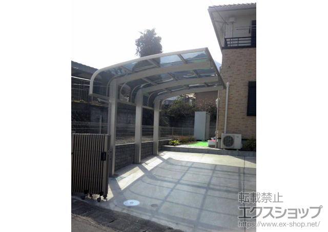 神奈川県愛甲郡愛川町ののカーポート レイナキャップポートグラン50　積雪〜50cm対応 施工例