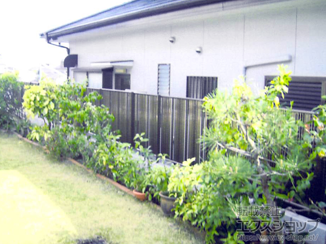 静岡県掛川市ののフェンス・柵 ハイミレーヌ2型フェンス フリーポールタイプ 施工例