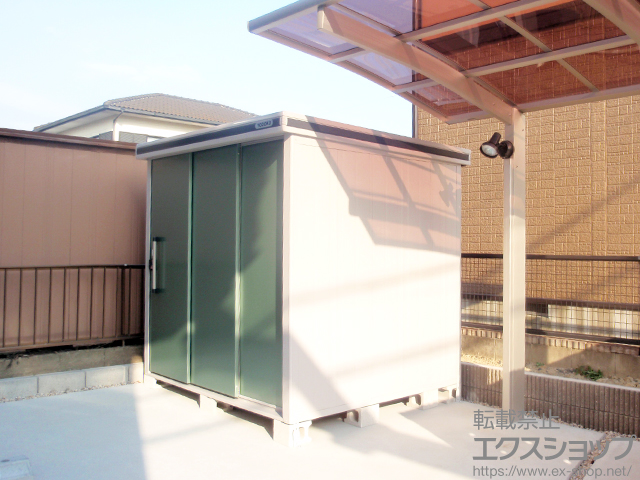 三重県四日市市のの物置・屋外倉庫 エルモ 一般型（LMD-2218 EG） 施工例