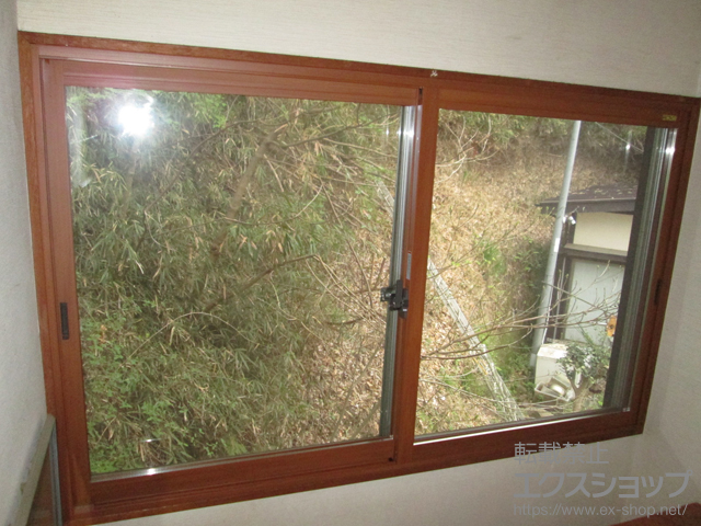 神奈川県鎌倉市のの二重窓（内窓） インプラス(ダストバリア)引き違い窓2枚建て幅=1,673mm 施工例