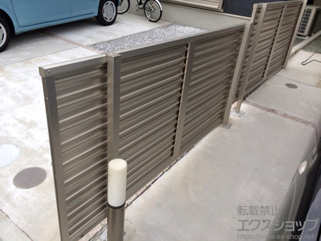 神奈川県横浜市ののフェンス・柵 ミエーネフェンス 自由柱 施工例