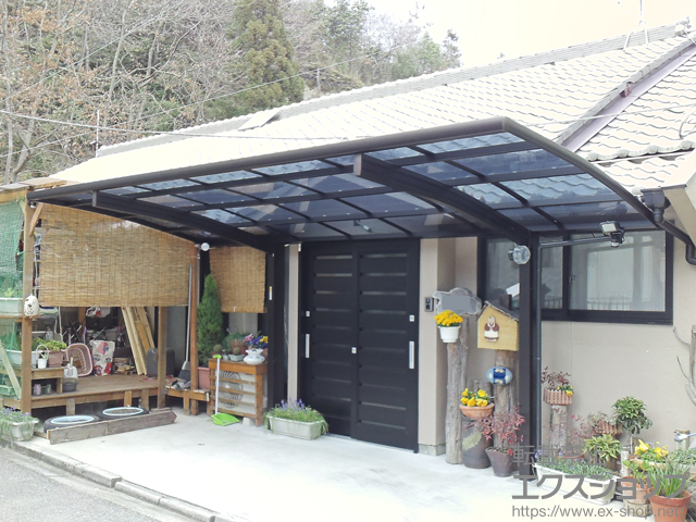 兵庫県相生市ののカーポート プレシオスポート 積雪〜20cm対応 施工例
