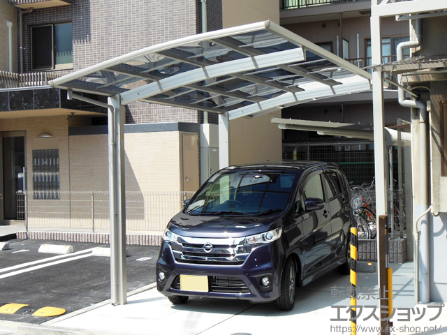 京都府京都市ののカーポート プレシオスポート 積雪〜20cm対応 施工例