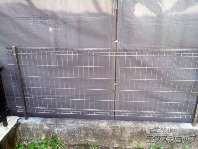 千葉県流山市ののフェンス・柵 ハイグリッドフェンスN8型 フリーポールタイプ 施工例