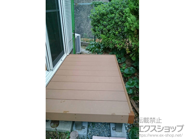 兵庫県宝塚市ののウッドデッキ リウッドデッキ 200 施工例