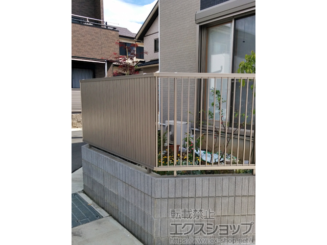 神奈川県足柄上郡大井町ののフェンス・柵 プレスタフェンス6型 フリーポールタイプ 施工例