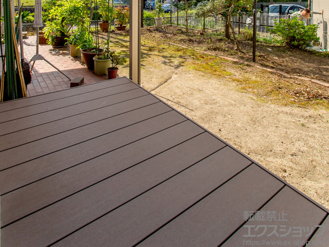 愛知県尾張旭市ののウッドデッキ 樹ら楽ステージ 施工例