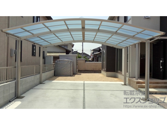 岡山県岡山市ののカーポート レイナツインポートグラン　積雪〜20cm対応 施工例