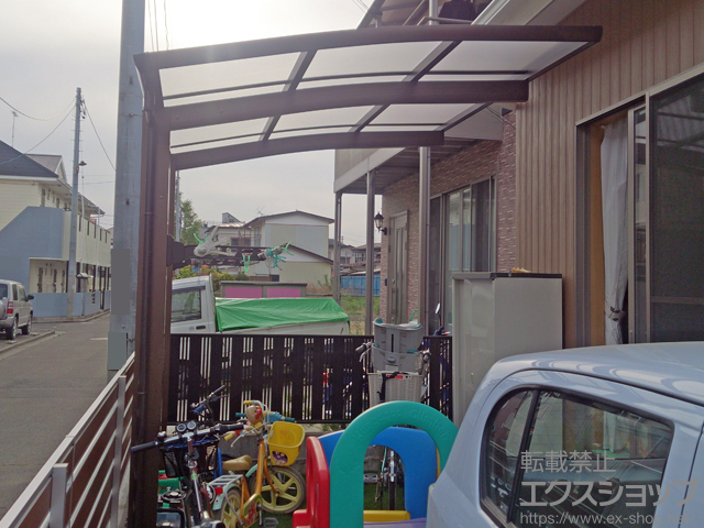 宮城県仙台市ののサイクルポート・駐輪場 レイナポートグランミニ 積雪〜20cm対応 施工例