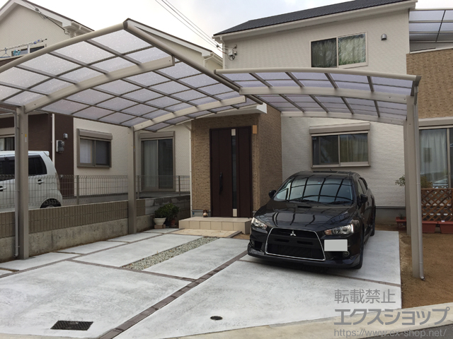 兵庫県神戸市ののカーポート レイナポートグラン　積雪〜20cm対応 施工例
