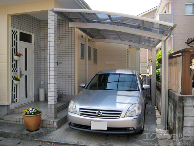 佐賀県佐賀市ののカーポート プレシオスポート 積雪〜20cm対応 施工例