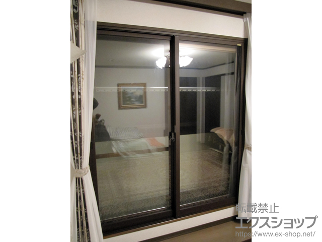 宮城県名取市のの二重窓（内窓） インプラス(ダストバリア)引き違い窓2枚建て 施工例