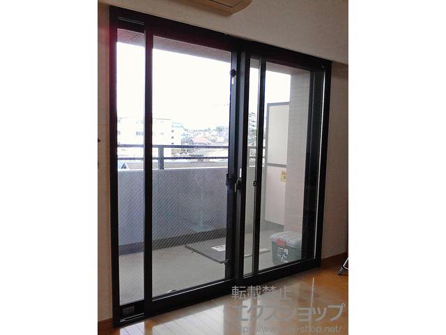 神奈川県相模原市のの二重窓（内窓） インプラス(ダストバリア)引き違い窓2枚建て 施工例