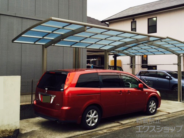 福岡県筑後市ののカーポート レイナポートグラン　積雪〜20cm対応 施工例