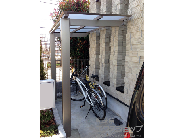 東京都小平市ののサイクルポート・駐輪場 アーキフィット ミニ 積雪〜20cm対応 施工例