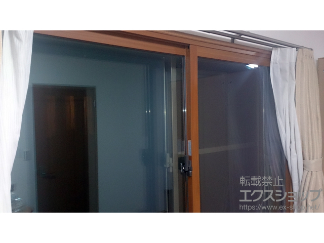 茨城県常総市のの二重窓（内窓） インプラス(ダストバリア)引き違い窓2枚建て 施工例