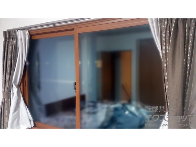 茨城県常総市のの二重窓（内窓） インプラス(ダストバリア)引き違い窓2枚建て 施工例