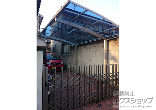 大阪府寝屋川市ののカーポート プレシオスポート 積雪〜20cm対応 施工例