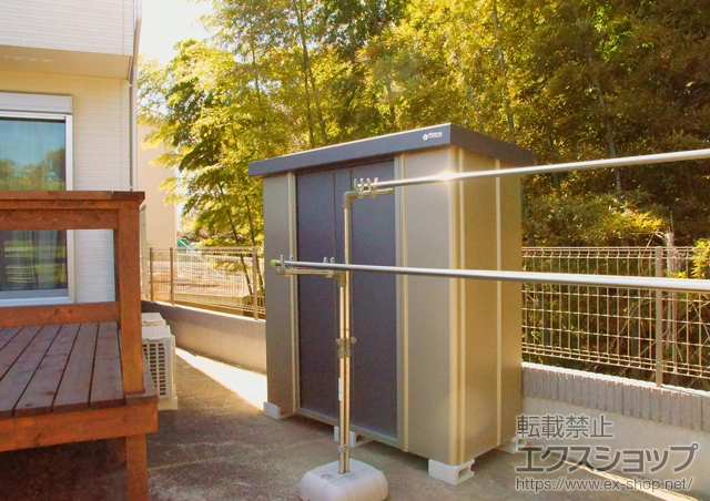 神奈川県横浜市のの物置・屋外倉庫 エスケーセブン SK7-50 一般型 (SK7-50)＋棚板 施工例