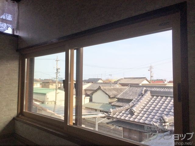 静岡県湖西市のの二重窓（内窓） インプラス(ダストバリア)引き違い窓2枚建て 施工例