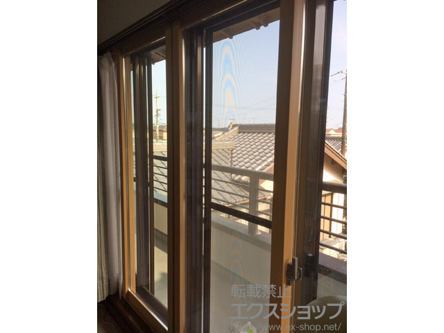 静岡県湖西市のの二重窓（内窓） インプラス(ダストバリア)引き違い窓4枚建て 施工例