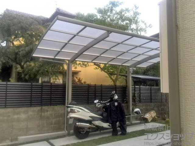 京都府城陽市ののカーポート プレシオスポート 積雪〜20cm対応 施工例