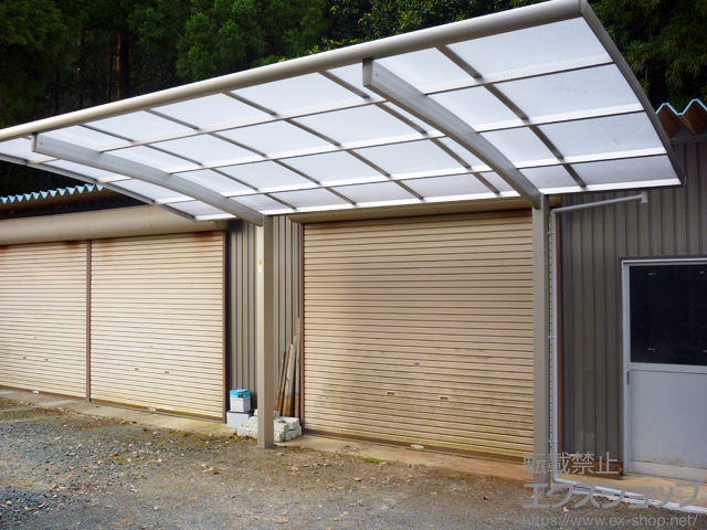 愛知県新城市ののカーポート プレシオスポート 積雪〜20cm対応 施工例