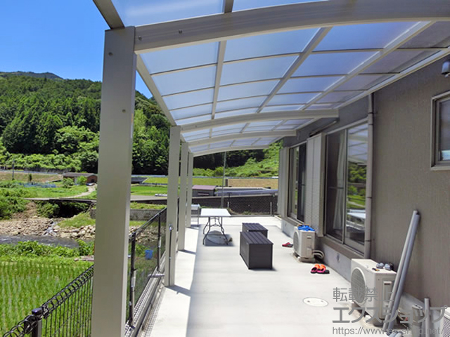 三重県南牟婁郡御浜町ののカーポート レイナポートグラン 縦連棟　積雪〜20cm対応 施工例