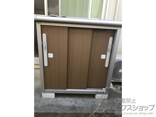 東京都世田谷区のの物置・屋外倉庫 エスモ 一般型 1050×650×1101 ESD-1006YGL 施工例