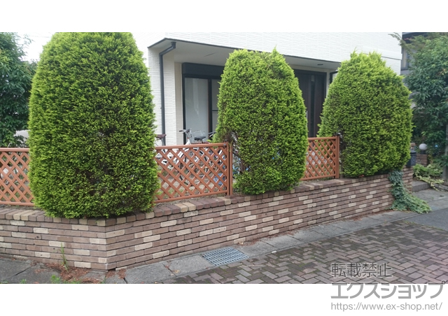 三重県四日市市ののフェンス・柵 ステイウッドフェンスM1型 間仕切りタイプ 施工例