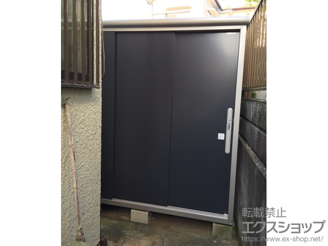 神奈川県秦野市のの物置・屋外倉庫 エスモ 一般型 1950×750×1959(ESD-1907AGL SM) 施工例