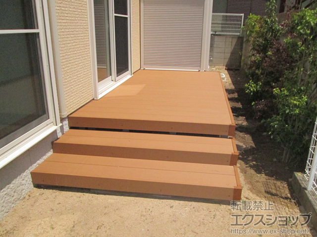 大阪府池田市ののウッドデッキ リウッドデッキ 200 施工例