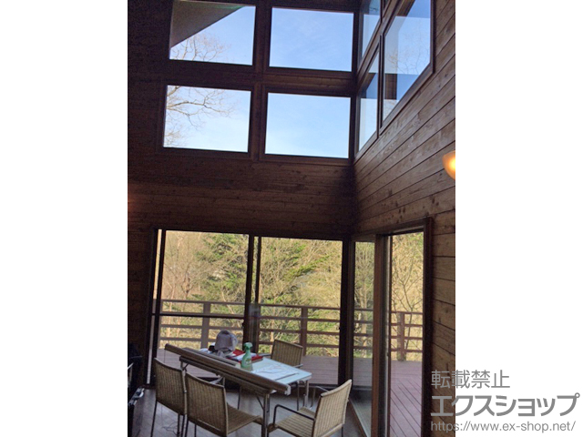 長野県北佐久郡軽井沢町のの二重窓（内窓） インプラス ダストバリア仕様 引違い窓 2枚建 施工例