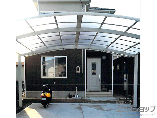 福島県福島市ののカーポート レイナツインポートグラン　積雪〜20cm対応 施工例