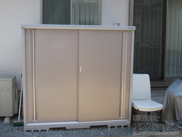 兵庫県加古川市のの物置・屋外倉庫 シンプリー 一般型 1740×755×1603(MJX-177DP/AR ) 施工例