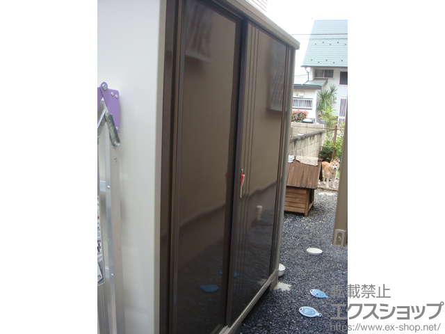 千葉県松戸市のの物置・屋外倉庫 グランプレステージジャスト(M-199AF WB) 施工例