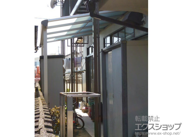 岡山県倉敷市ののテラス屋根 ヴェクターテラス F型 テラスタイプ 単体 積雪〜20cm対応 施工例