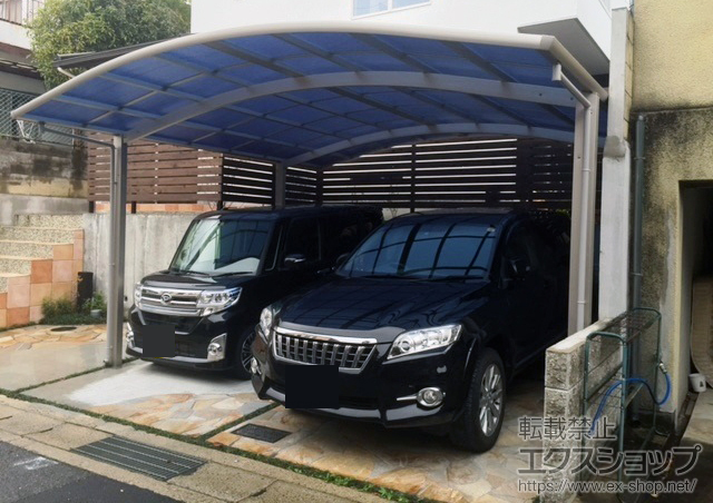 京都府宇治市ののカーポート レイナツインポートグラン　積雪〜20cm対応 施工例