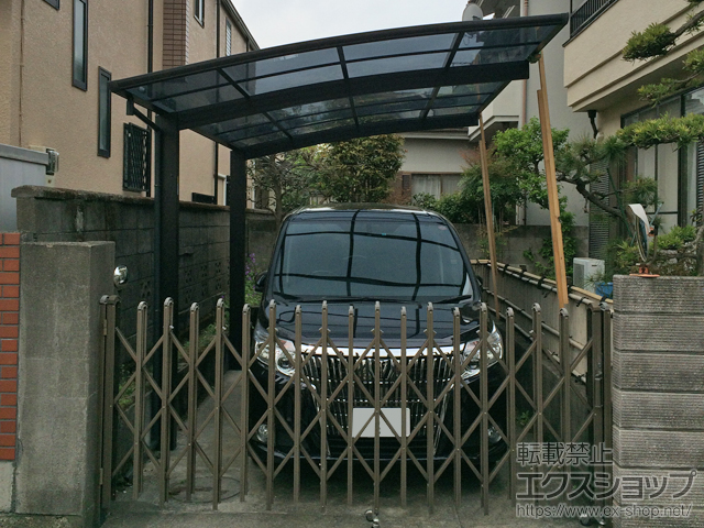 東京都東大和市ののカーポート プレシオスポート 積雪〜20cm対応 施工例