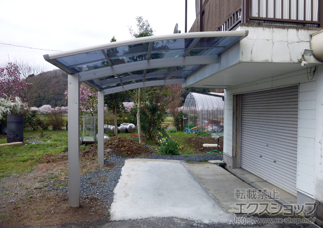 岡山県美作市ののカーポート プレシオスポート 積雪〜20cm対応 施工例