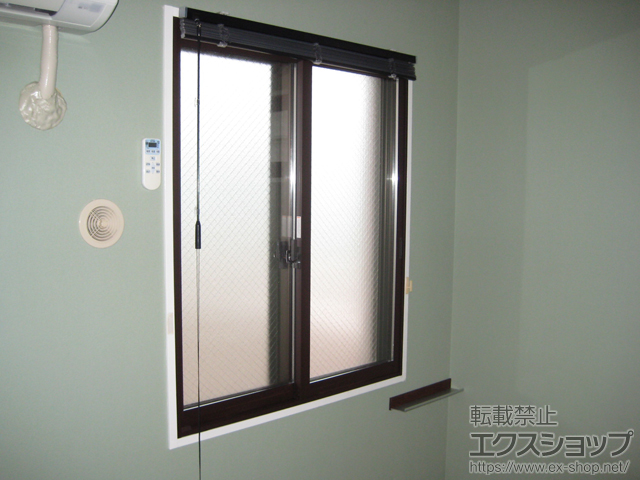 茨城県龍ケ崎市のの二重窓（内窓） インプラス(ダストバリア)引き違い窓2枚建て 施工例