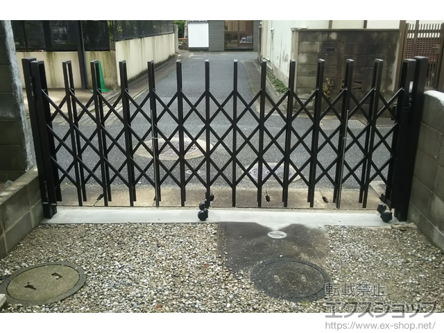 福岡県福岡市ののカーゲート トリップゲート RC型 ノンレール 片開き 30S 施工例