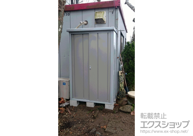 埼玉県北葛飾郡杉戸町のの物置・屋外倉庫 ロータス LS-1105 一般型(LS-1105)＋オプション　棚板 施工例