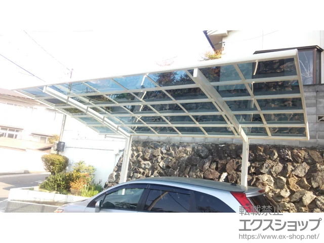 京都府宇治市のYKKAPのカーポート レイナポートグラン　積雪～20cm対応 施工例